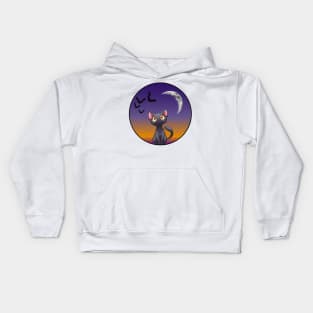 Cute autumn night Kids Hoodie